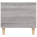 Mesa de centro madera contrachapada gris Sonoma 90x49x45 cm