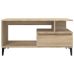 Mesa de centro madera contrachapada roble Sonoma 90x49x45 cm