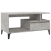 Mesa de centro madera contrachapada gris hormigón 90x49x45 cm