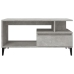 Mesa de centro madera contrachapada gris hormigón 90x49x45 cm