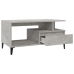 Mesa de centro madera contrachapada gris hormigón 90x49x45 cm