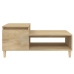 vidaXL Mesa de centro madera contrachapada roble Sonoma 100x50x45 cm