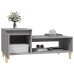 Mesa de centro madera contrachapada gris Sonoma 100x50x45 cm