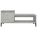 Mesa de centro madera contrachapada gris hormigón 100x50x45 cm