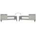 Mesa de centro madera contrachapada gris hormigón 100x50x45 cm