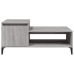 vidaXL Mesa de centro madera contrachapada gris Sonoma 100x50x45 cm