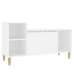 Mueble para TV madera contrachapada blanco 100x35x55 cm