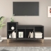 vidaXL Mueble para TV madera contrachapada negro 100x35x55 cm