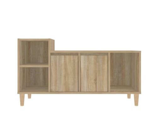 Mueble para TV madera contrachapada roble Sonoma 100x35x55 cm