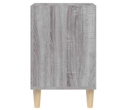 Mueble de TV madera contrachapada gris Sonoma 100x35x55 cm