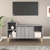 Mueble de TV madera contrachapada gris Sonoma 100x35x55 cm