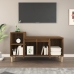 Mueble para TV madera contrachapada marrón roble 100x35x55 cm