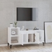 Mueble para TV madera contrachapada blanco 100x35x55 cm