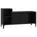 Mueble para TV madera contrachapada negro 100x35x55 cm