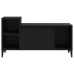 Mueble para TV madera contrachapada negro 100x35x55 cm