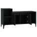 Mueble para TV madera contrachapada negro 100x35x55 cm