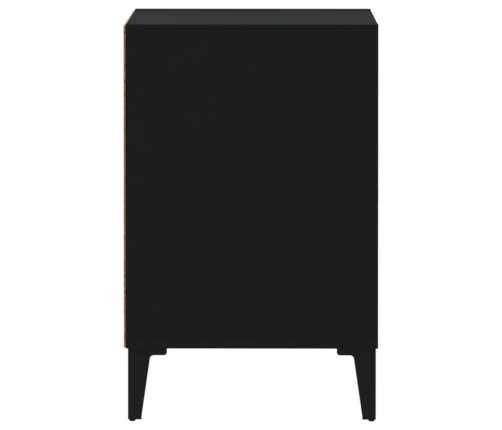 Mueble para TV madera contrachapada negro 100x35x55 cm