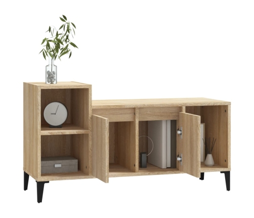 Mueble para TV madera contrachapada roble Sonoma 100x35x55 cm