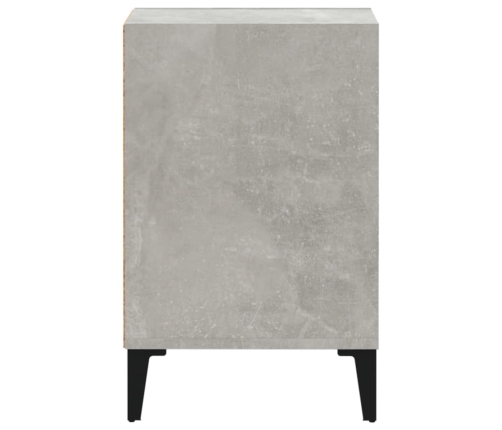 vidaXL Mueble para TV madera contrachapada gris hormigón 100x35x55 cm