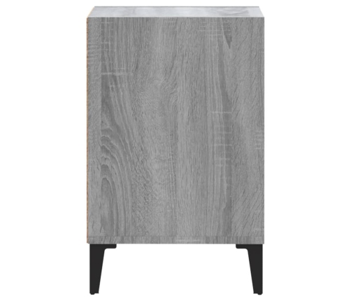 Mueble de TV madera contrachapada gris Sonoma 100x35x55 cm