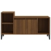 vidaXL Mueble para TV madera contrachapada marrón roble 100x35x55 cm