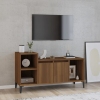 Mueble para TV madera contrachapada marrón roble 100x35x55 cm