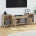 Mueble para TV madera contrachapada roble Sonoma 160x35x55 cm