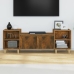 Mueble para TV madera contrachapada roble ahumado 160x35x55 cm