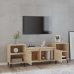 vidaXL Mueble para TV madera contrachapada roble Sonoma 160x35x55 cm