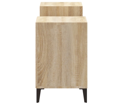 Mueble para TV madera contrachapada roble Sonoma 160x35x55 cm