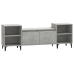 Mueble para TV madera contrachapada gris hormigón 160x35x55 cm