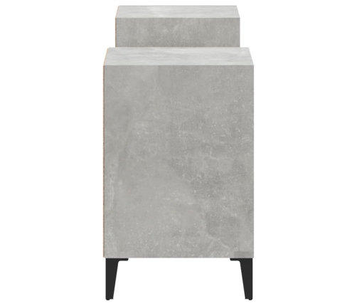 Mueble para TV madera contrachapada gris hormigón 160x35x55 cm