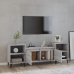 Mueble para TV madera contrachapada gris Sonoma 160x35x55 cm