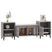 Mueble para TV madera contrachapada gris Sonoma 160x35x55 cm