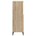 Aparador alto madera contrachapada color roble 60x36x110 cm