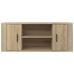 Mueble para TV madera contrachapada color roble 100x35x40 cm