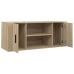 Mueble para TV madera contrachapada color roble 100x35x40 cm