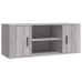 Mueble de TV madera contrachapada gris Sonoma 100x35x40 cm