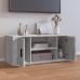 Mueble de TV madera contrachapada gris Sonoma 100x35x40 cm