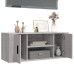 Mueble de TV madera contrachapada gris Sonoma 100x35x40 cm