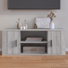 Mueble de TV madera contrachapada gris Sonoma 100x35x40 cm