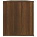 Mueble TV madera contrachapada color marrón roble 100x35x40 cm