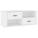 Mueble para TV madera contrachapada blanco 100x35x40 cm