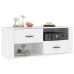 Mueble para TV madera contrachapada blanco 100x35x40 cm