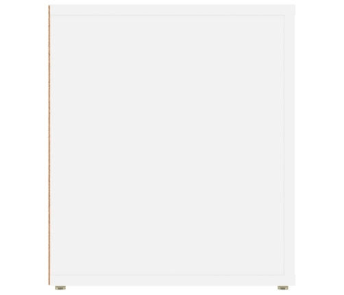 Mueble para TV madera contrachapada blanco 100x35x40 cm