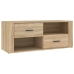 Mueble para TV madera contrachapada color roble 100x35x40 cm