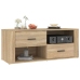 Mueble para TV madera contrachapada color roble 100x35x40 cm