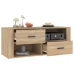 Mueble para TV madera contrachapada color roble 100x35x40 cm