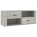 vidaXL Mueble para TV contrachapada gris hormigón 100x35x40 cm