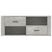 vidaXL Mueble para TV contrachapada gris hormigón 100x35x40 cm